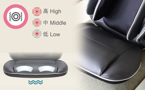 Vibration and Air Massage on Seat